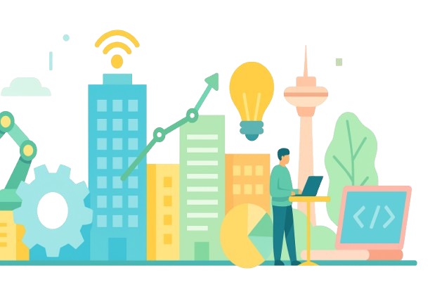 Singapore tech hub and business district - thriving center for Agile and Scrum training, digital transformation, and tech innovation